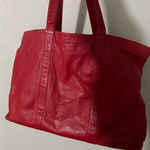 Vintage I. Magnin Red Leather bag